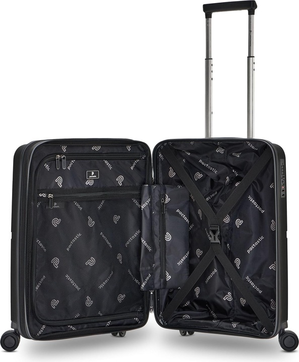 Image du produit Pactastic Collection 01 Trolley cabine 4 roues 55 cm avec soufflet d'extension (42 l, Bagage à main (jusqu'à 50l))