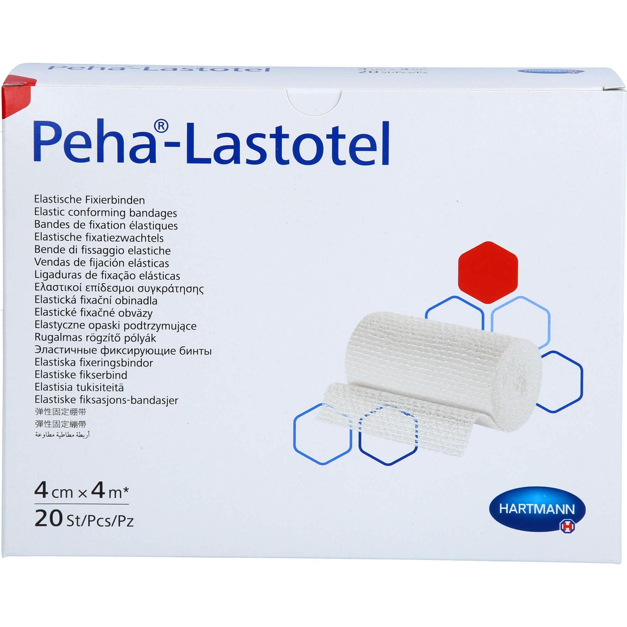 Hartmann, Verbandsmaterial, Peha-Lastotel Binde 4cmx4m, 20 St BIN