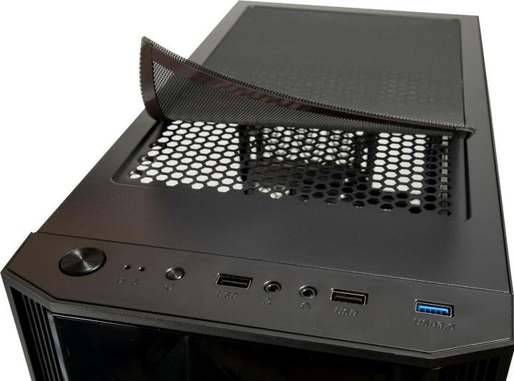 Actual product image Intertech Inter-Tech A-3401 Chevron ARGB case (88881348) (ATX, mATX, Mini-ITX)