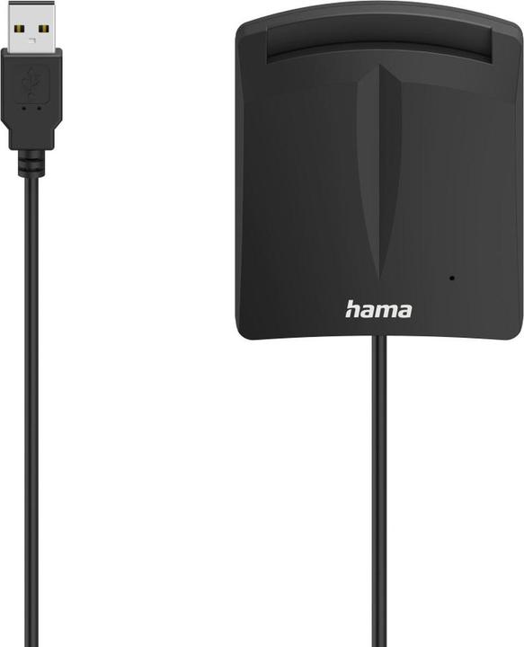 Produktbild Hama Chipkaartlezer Single For Smartcards/ID-Kaarten w/ USB-C Adapter