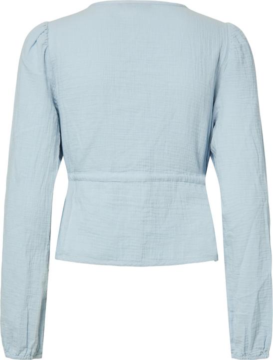 Actual product image Pieces PCSASTINA Musselin Oberteil mit langen Ärmeln (S)