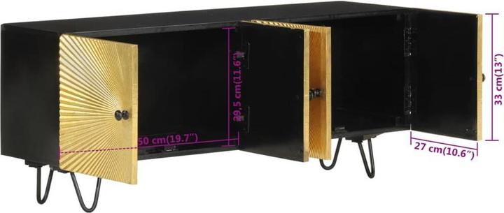 Produktbild vidaXL TV-Schrank (110 x 30 x 45 cm)