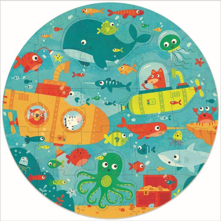 Actual product image Educa Underwater round puzzle (28 pieces)