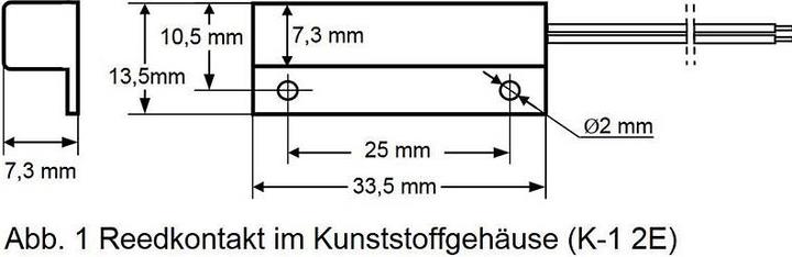 Produktbild Satel Sensor Tür Magnetisch