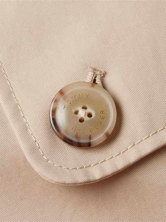 Actual product image Tommy Hilfiger Peached Cotton Short Trench