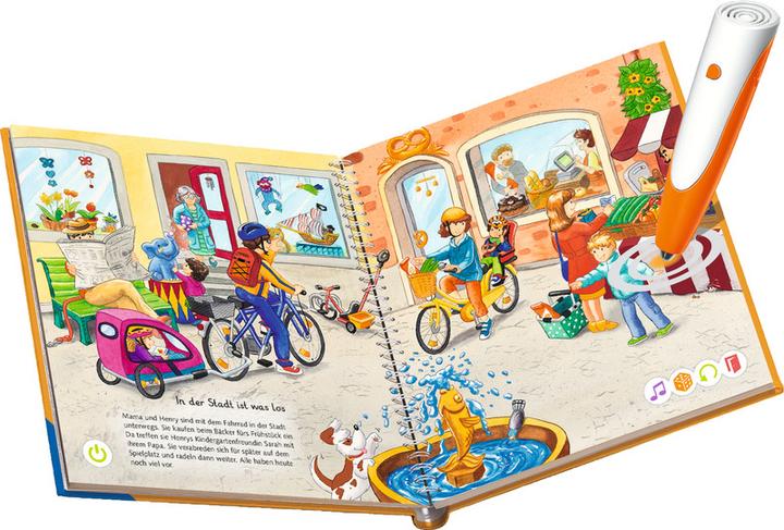 Actual product image tiptoi Wörter-Bilderbuch Unterwegs (German, Yvonne Follert, Katja Rough, 2022)