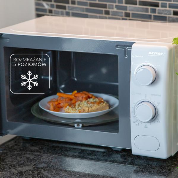 Actual product image MPM Microwave Oven MPM-20-KMM-12/W white (20 l)