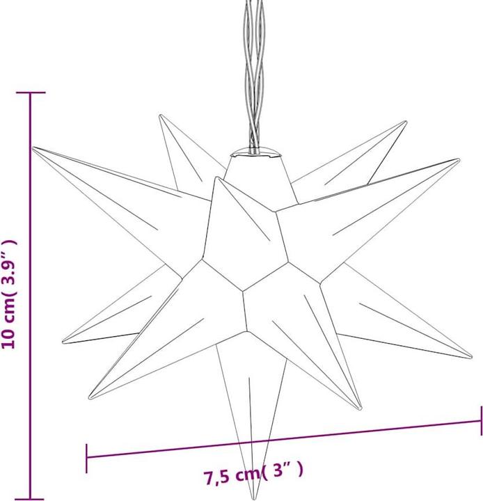 Actual product image vidaXL Weihnachtsstern