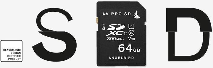 Produktbild Angelbird AVpro SD Card 64 GB UHS-II (64 GB, SDXC, U3, UHS-II)