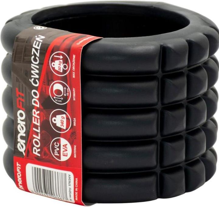 Produktbild Enero Fit Wałek Roller Do ćwiczeń Czarny 14x10cm (10 cm)