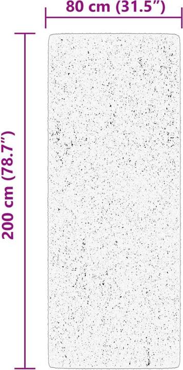 Actual product image vidaXL Teppich (80 x 200 cm)