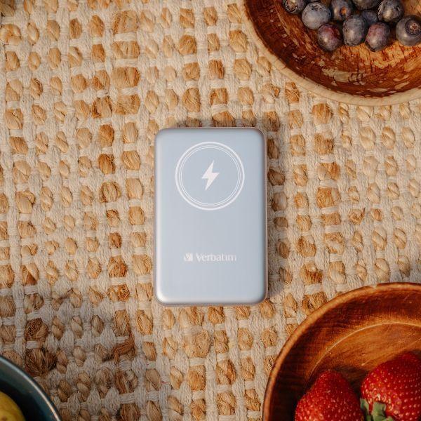 Produktbild Verbatim POWER BANK 5000 BLEU (5000 mAh, 20 W, 18.50 Wh)