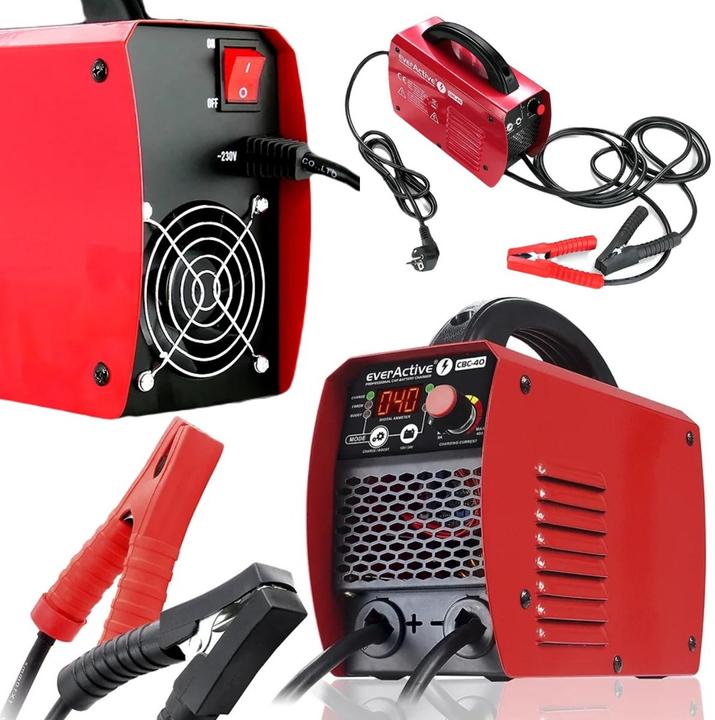 Image du produit Everactive chargeur de batterie automatique inverseur 12 / 24V avec fonction boost 300A (12V, 24V, 60 A)