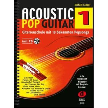Thumbnail - Acoustic Pop Guitar, m. Audio-CD. Bd.1, Sachbücher von Michael Langer