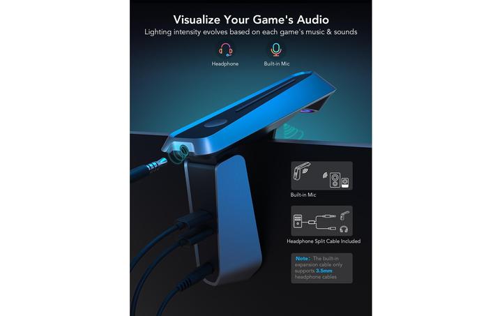 Image du produit Govee DreamView G1 Pro Lumière de jeu, RGBIC, WiFi (300 lm)