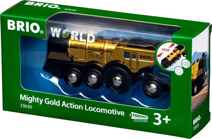 Actual product image Brio Golden battery locomotive