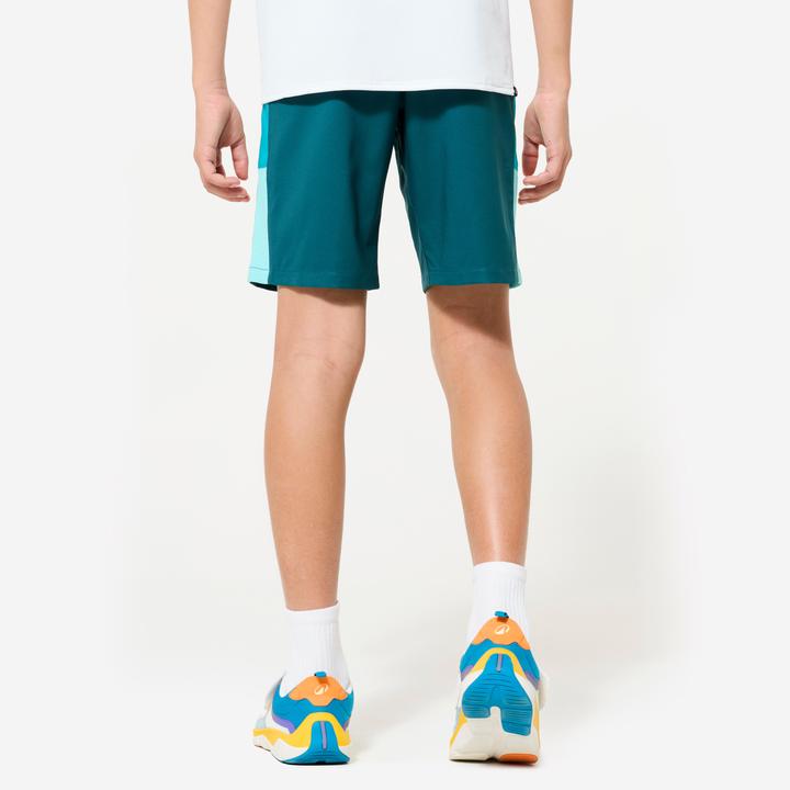 Produktbild Decathlon Shorts Sporthose Kinder atmungsaktiv - grün/türkis