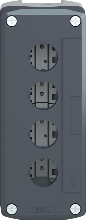 Actual product image Schneider Electric Pushbutton housing 22mm 4 hole gray