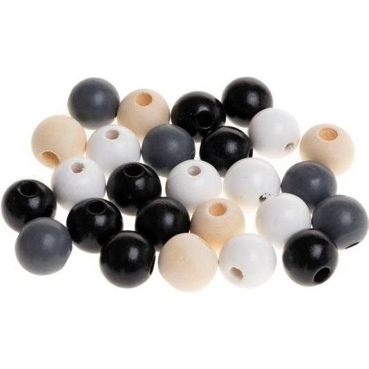 Brewis Holzperlen zum Auffädeln 16mm 25St
