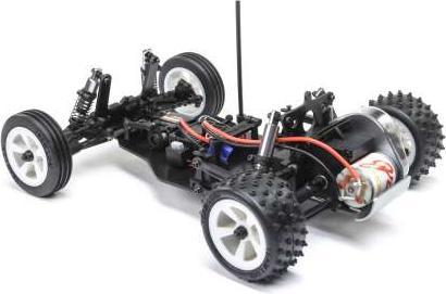 Actual product image Losi Mini JRX2 Electric Brushed Buggy 2WD 1:16 RTR Red (RTR Ready-to-Run)