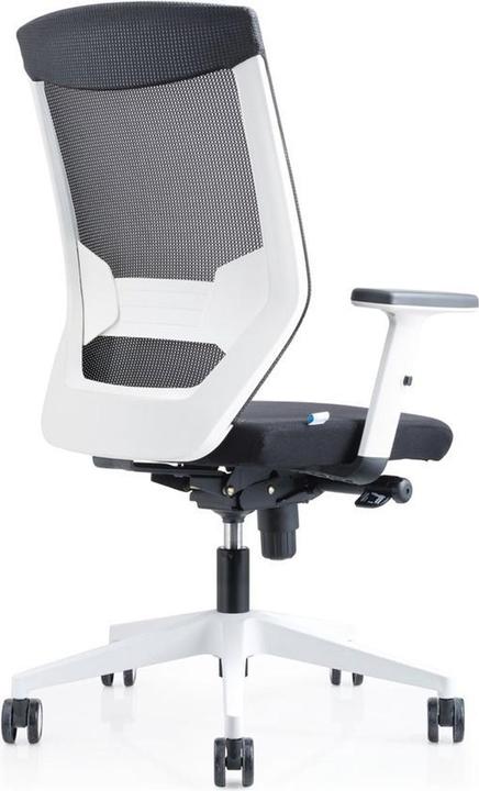 Actual product image Rocada Office chair, 908W-4 black fabric, white frame (45 - 54 cm)