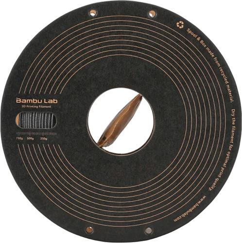 Image du produit Bambu Lab PPS CF - Noir - 1.75mm (Carbone, PP, 1.75 mm, 750 g, Noir)