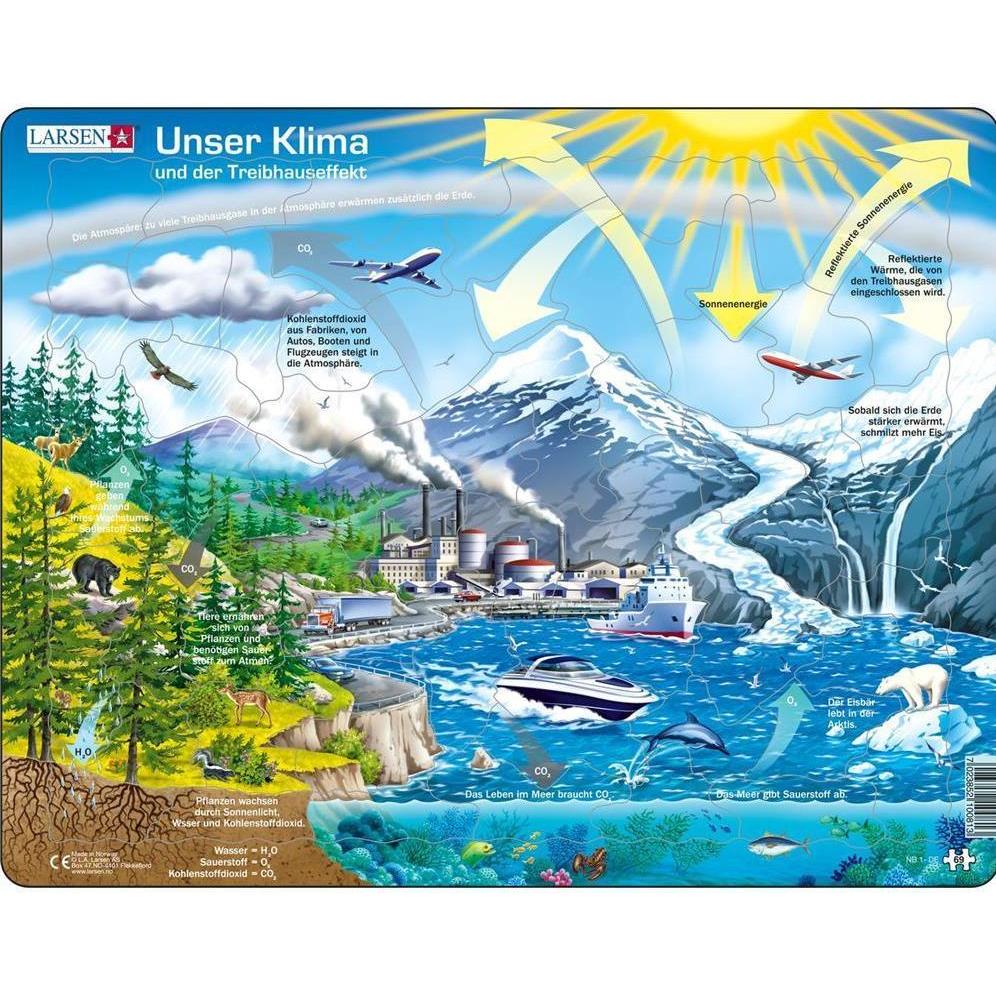 Larsen Unser Klima und der Treibhauseffekt (69 Teile) (6300.100813)