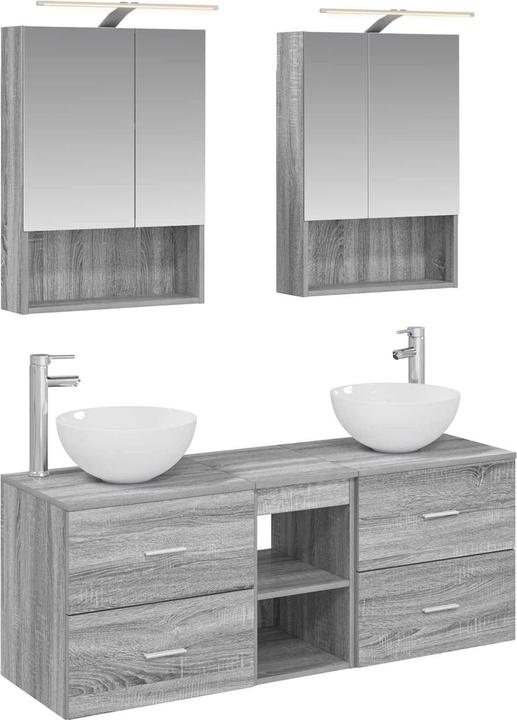 Produktbild vidaXL Badezimmerspiegel-Set (14.50 x 70 cm)