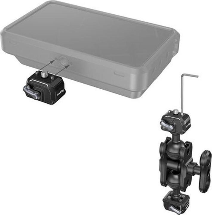 Actual product image SmallRig Drop in HawkLock mini Magic Arm with Quick Release Ball Head 3515B