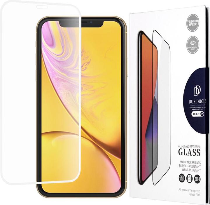 Produktbild Dux Ducis - Tempered Glass - iPhone 11 / iPhone XR - White (1 Stück, Apple iPhone XR, Apple iPhone 11)