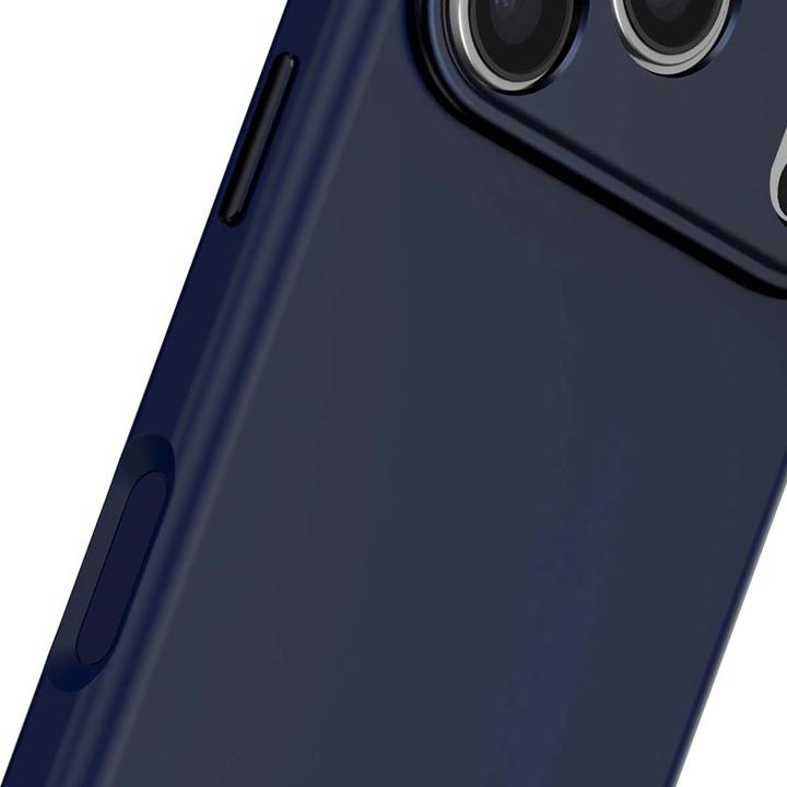 Actual product image Decoded Silicone Backcover Apple iPhone 17 Pro True Navy (Apple iPhone 17 Pro)