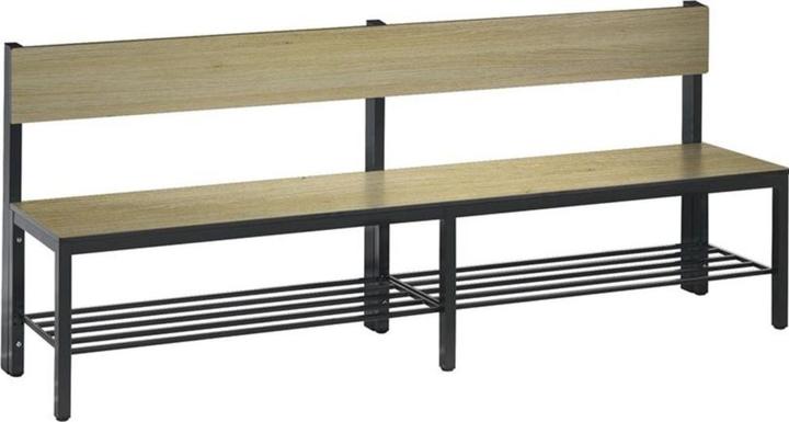 Produktbild C+P Garderobenbank BASIC PLUS, einseitig (196 cm, 79.60 cm)