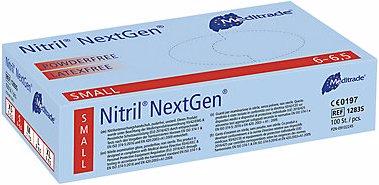 Produktbild Meditrade Nitril-Einweghandschuhe NextGen®, blau, VE 10 Spenderboxen à 100 Stk, Grösse S (S)