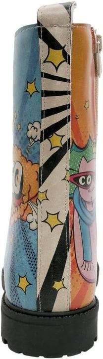 Actual product image Dogo Vegan Leather Multicolor Long Boots (39)