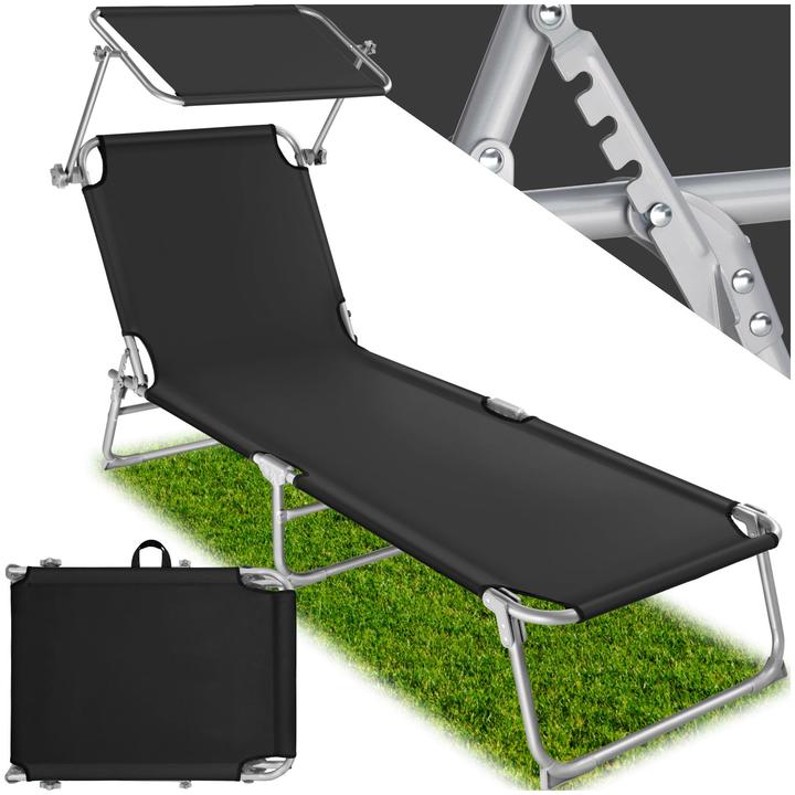 Produktbild tectake Gartenliege (190 cm)