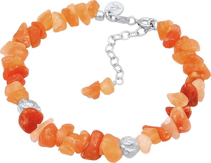 Immagine prodotto Elli Bracciale con pietre preziose (16 cm, Plastico, Avventurina, Argento 925)