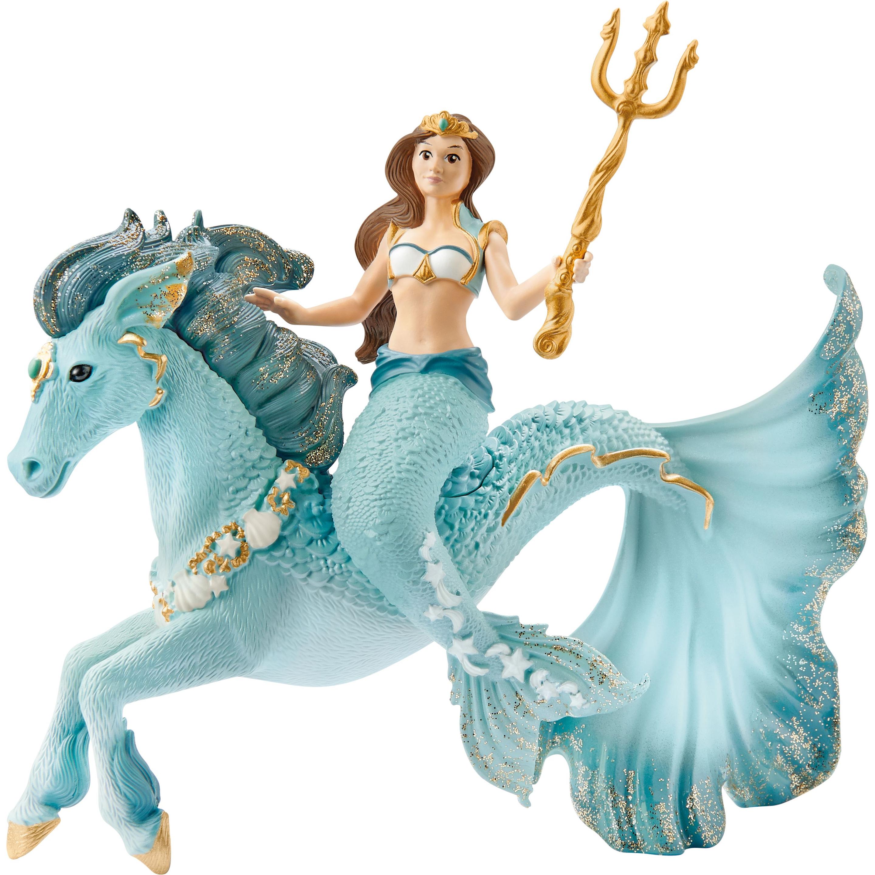 Schleich La sirena Eyela sul cavallo subacqueo