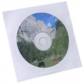 Actual product image Lowepro Umschlag für 1 Stck CD, Papier, weiss, mit Fenster (CDs)