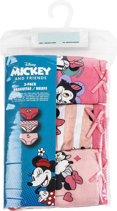 Image du produit Disney Ensemble de sous-vêtements pour filles 3 pièces Minnie (128)