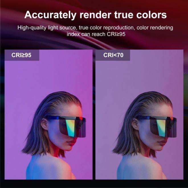 Actual product image Puluz LED RGB video light (2500-9900K + RGB) (Video light)