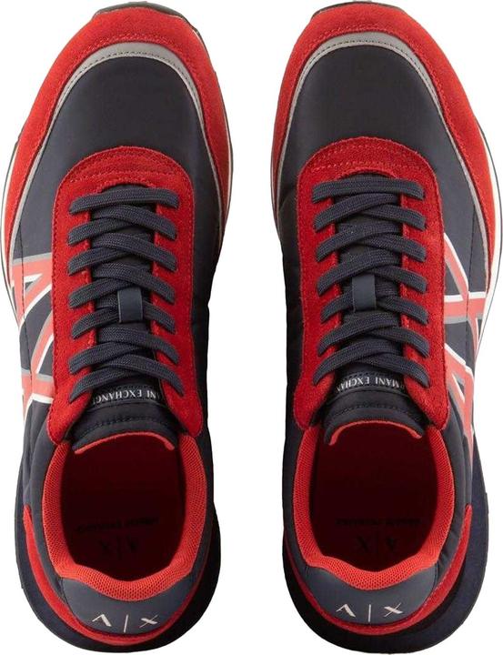 Actual product image Armani Exchange Mens Leather Trainers (45.5)