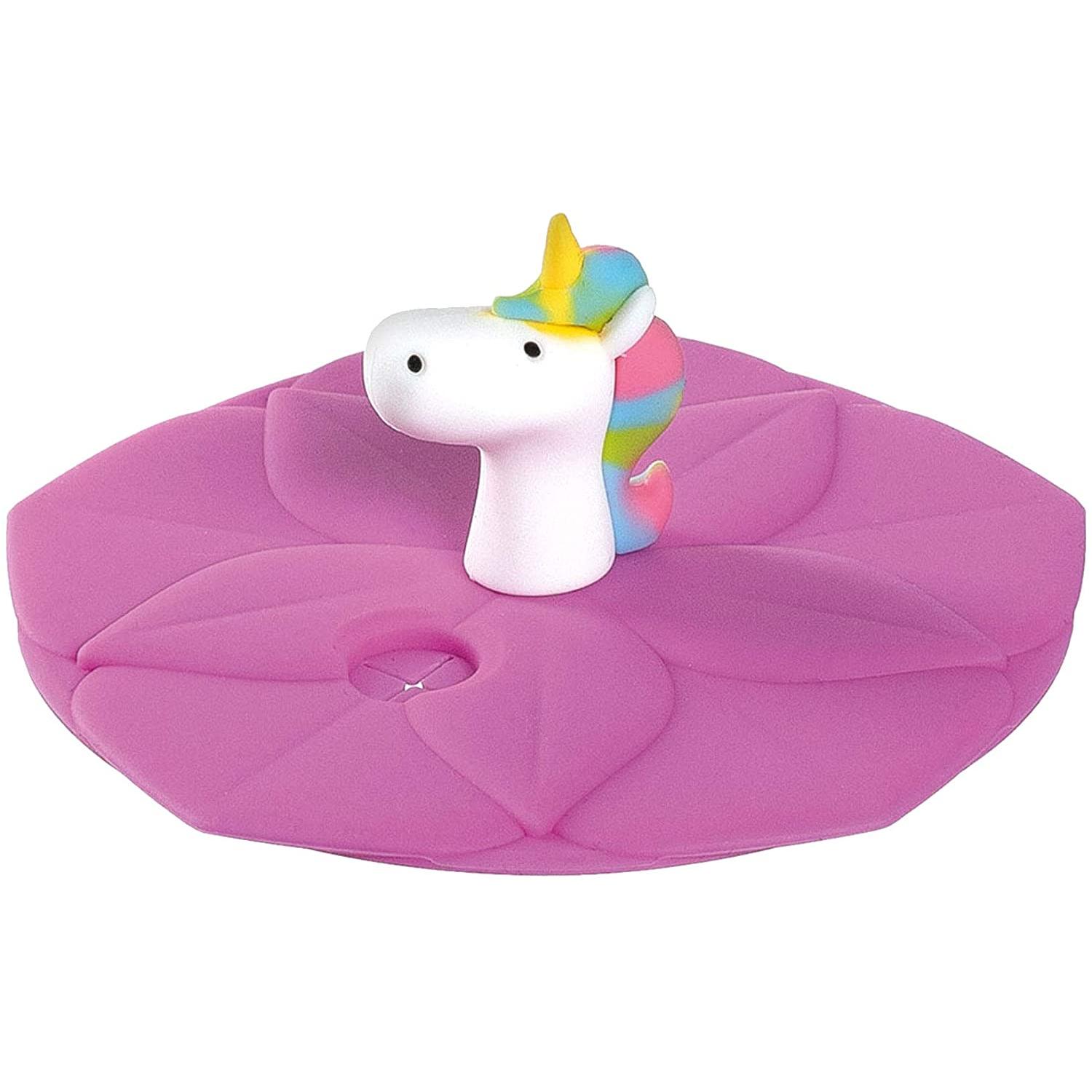 Leonardo, Kindergeschirr + Kinderbesteck, Glasabdeckung Bambini Einhorn, 1 Stück