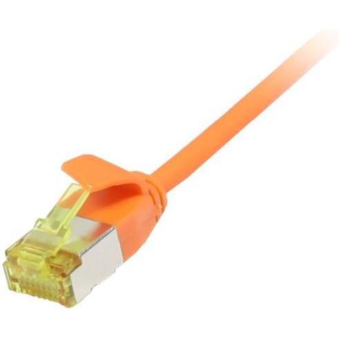 Synergy 21 Patchkabel RJ45 CAT6A 500Mhz 1.0m orange U/FTP slimline rund d 3.8mm - Netzwerk - CAT 7 c (U/FTP, CAT6a, 1 m)...