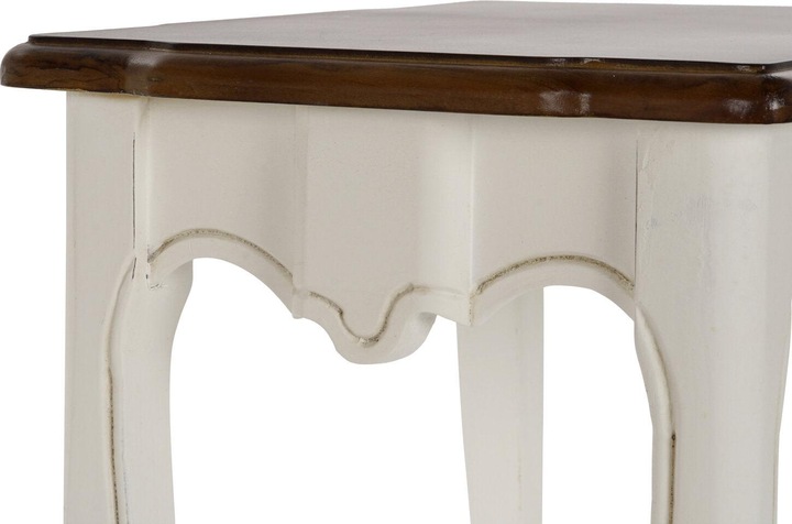 Produktbild DKD Home Decor Set of 3 tables White Brown 60 x 40 x 66 cm