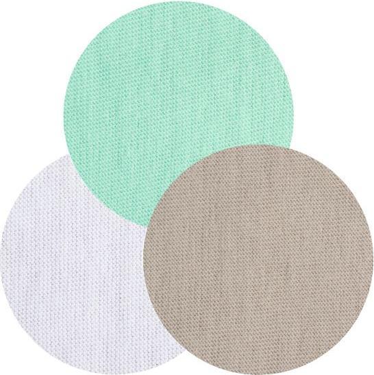 Produktbild Babybay Nestchenschlange geflochten für alle Modelle weiss/beige/mint