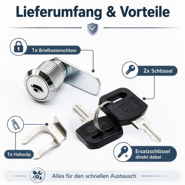 Immagine prodotto Wiltec Briefkastenschloss