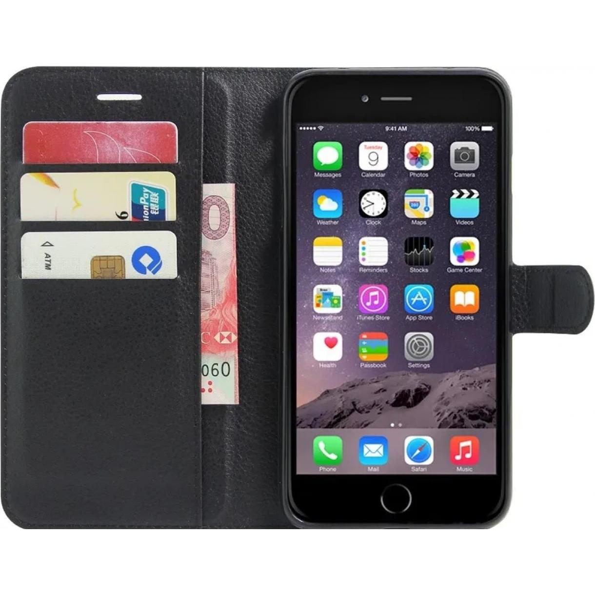 Thumbnail - Screenguard Apple iPhone 7 Plus Leather Guard Lederhülle (Apple iPhone 7 Plus), Smartphone Hülle, Schwarz
