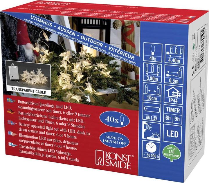 Produktbild Konstsmide Sterne (4.40 m)