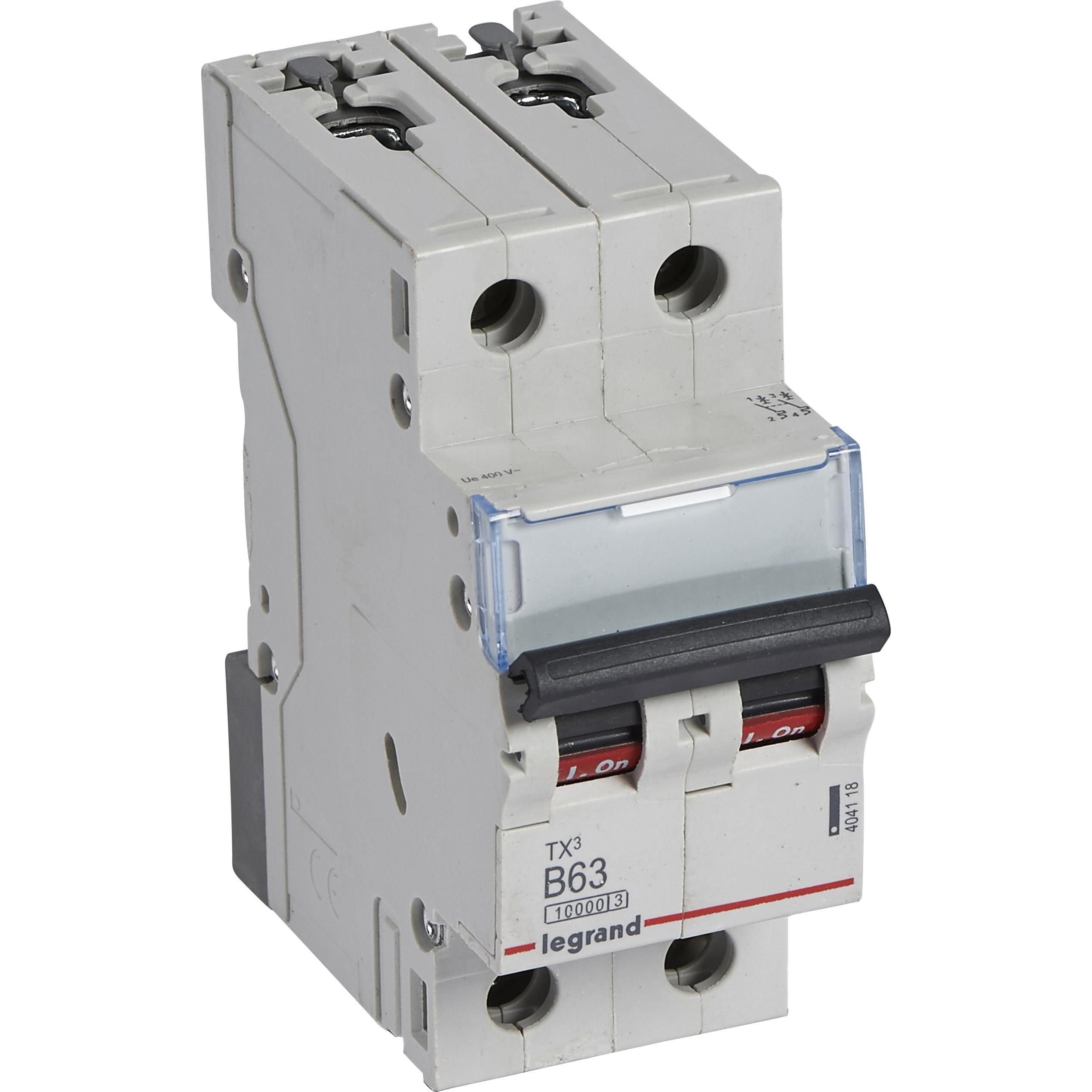 Legrand, Schutzschalter, 404118 Leitungsschutzschalter 63 A 400 V/AC