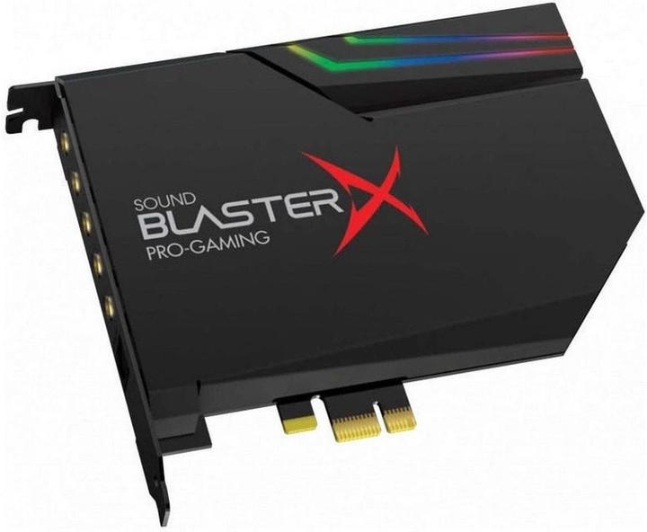 Image du produit Creative Carte son de jeu Sound BlasterX AE-5 Plus Hi-Res / DAC - RGB, PCIe (PCI-E x1)